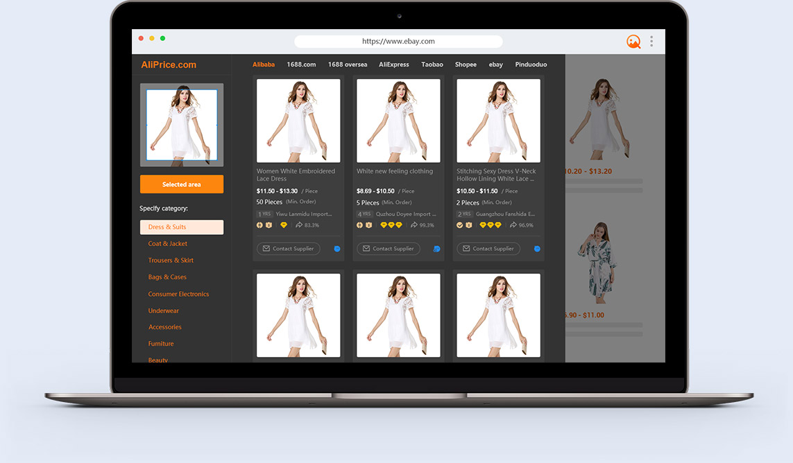 AliPrice Sourcing Tool - Alibaba
