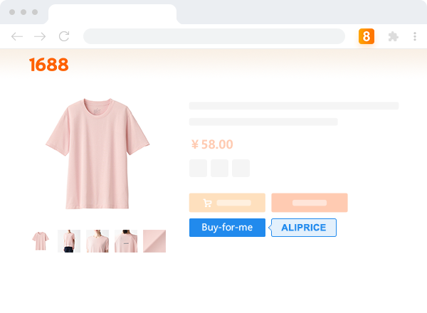 Buy-for-me agent: 1688, Taobao